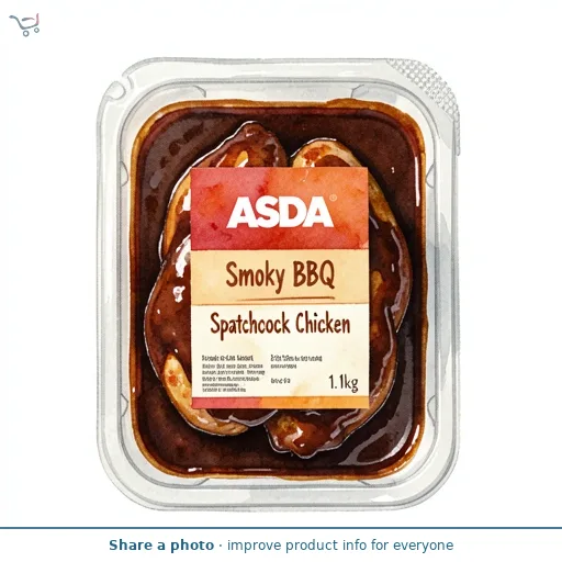 ASDA Smoky BBQ Spatchcock Chicken 1.1kg