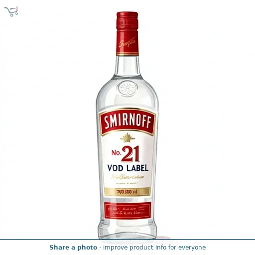 Smirnoff No. 21 Vodka Red Label 70CL