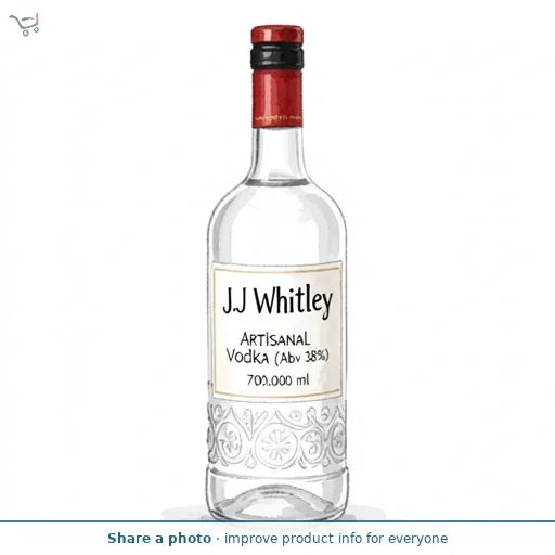 J.J Whitley Artisanal Vodka 70cl