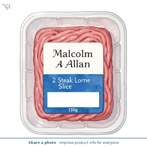 Malcolm Allan 2 Steak Lorne Slice 130g
