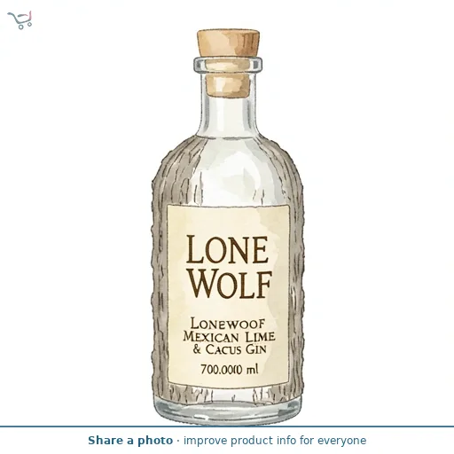 Lonewolf Mexican Lime & Cactus Gin 70CL