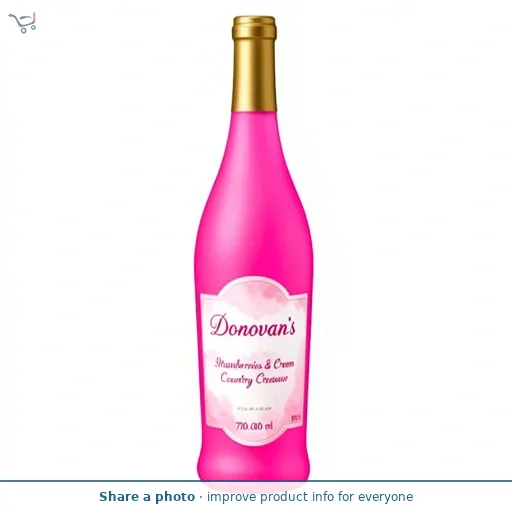 Donovan's Strawberries & Cream Country Cream Liqueur 70CL