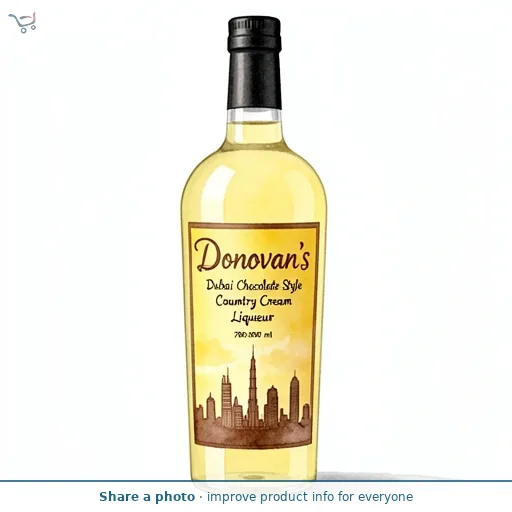 Donovan's Dubai Chocolate Style Country Cream Liqueur 70CL