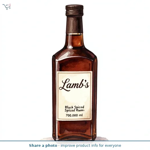 Lamb's Black Spiced Rum 70CL