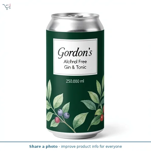 Gordons Alcohol Free Gin & Tonic 