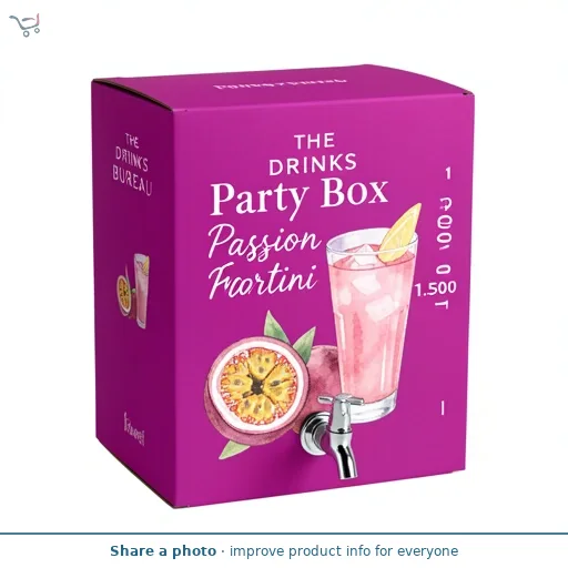 The Drinks Bureau Party Box Passion Fruit Martini 