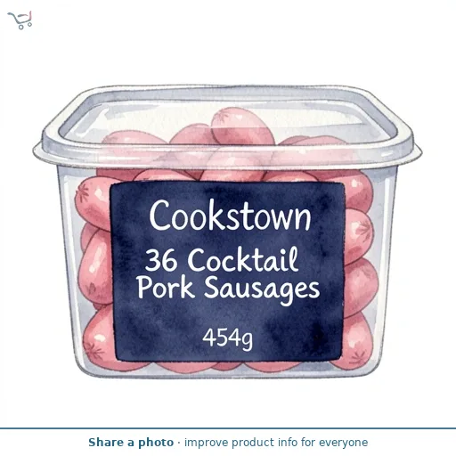 Cookstown 36 Cocktail Pork Sausages 454g