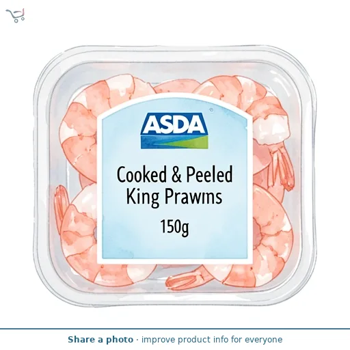 ASDA Cooked & Peeled King Prawns 150g