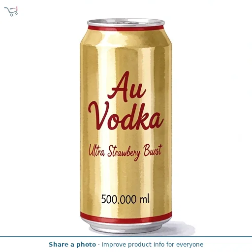 Au Vodka Ultra Strawberry Burst 500ml