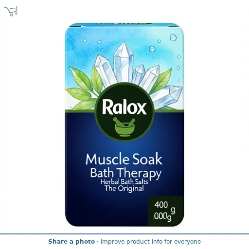 Radox Muscle Soak Bath Therapy Herbal Bath Salts The Original 400g
