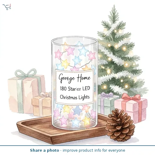 George Home 180 Star Micro LED Christmas Lights