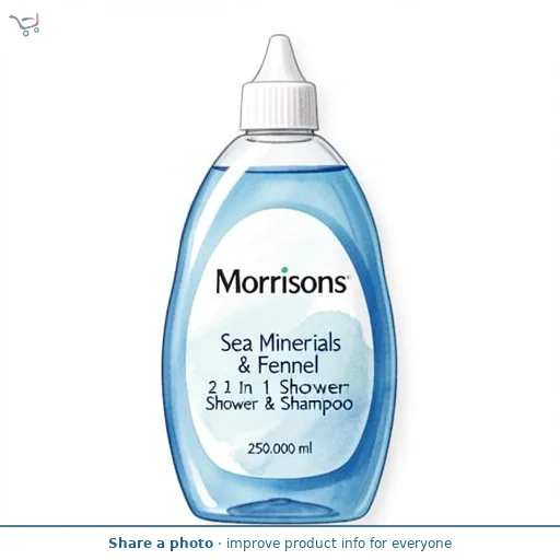 Morrisons Sea Minerals & Fennel 2 In 1 Shower & Shampoo 