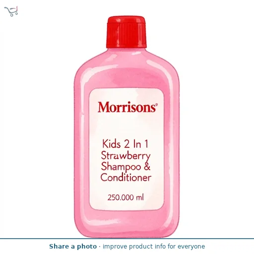 Morrisons Kids 2 In 1 Strawberry Shampoo & Conditioner