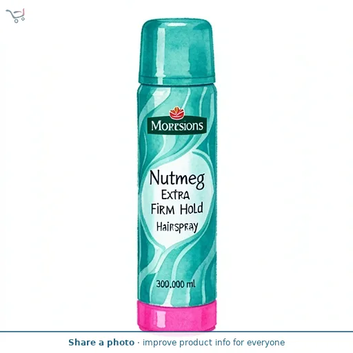 Nutmeg Extra Firm Hold Hairspray 
