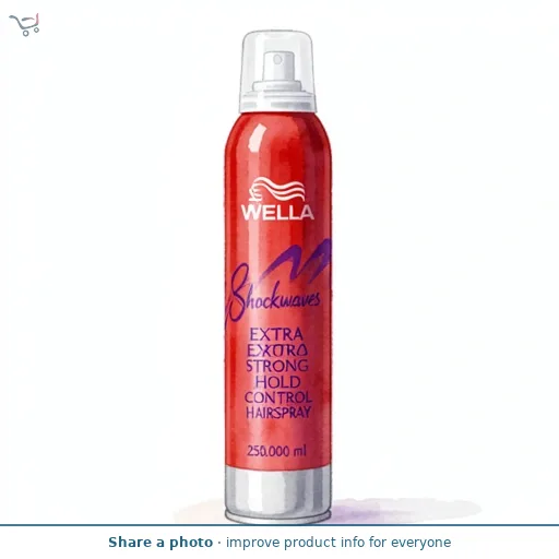 Wella Shockwaves Extra Strong Hold Control Hairspray 250ML