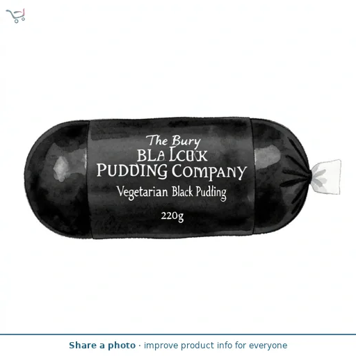 The Bury Black Pudding Company Vegetarian Black Pudding 220g