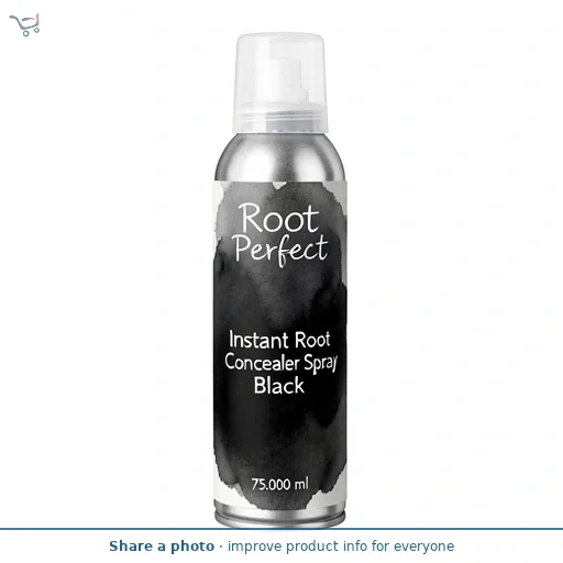Root Perfect Instant Root Concealer Spray Black