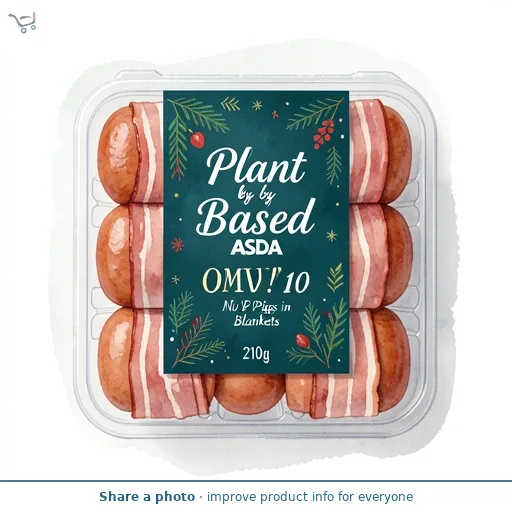 Plant Based by ASDA OMV! 10 No Pigs in Blankets 210g