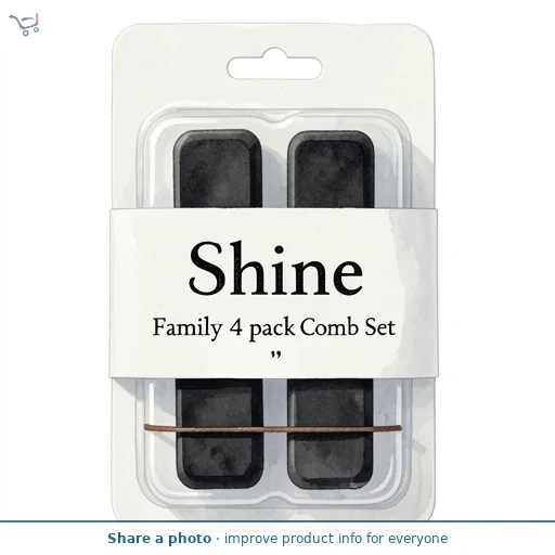 Shine Family 4 pack Comb Set 