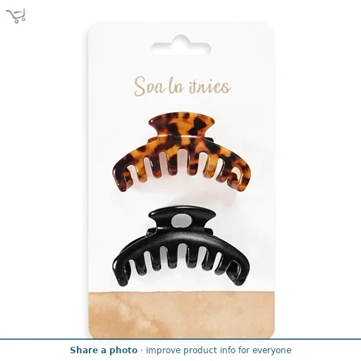 Shine Claw Clips 2 Pack