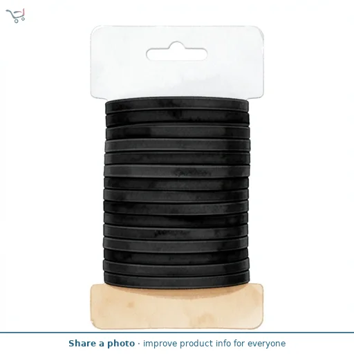 Shine Large Flat Hair Elastics 