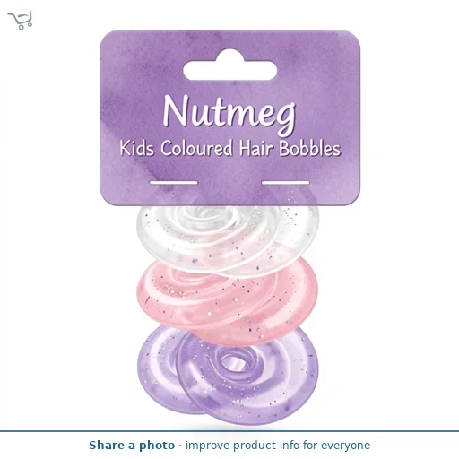 Nutmeg Kids Coloured Hair Bobbles