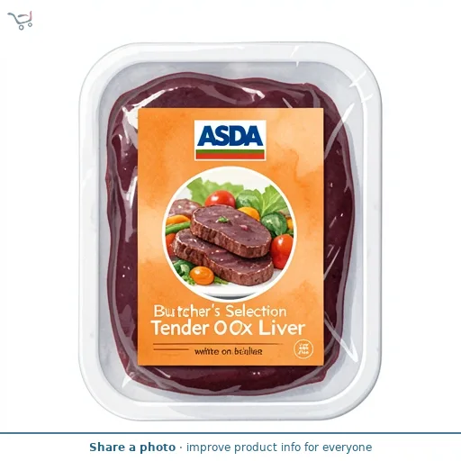 ASDA Butcher's Selection Tender Ox Liver