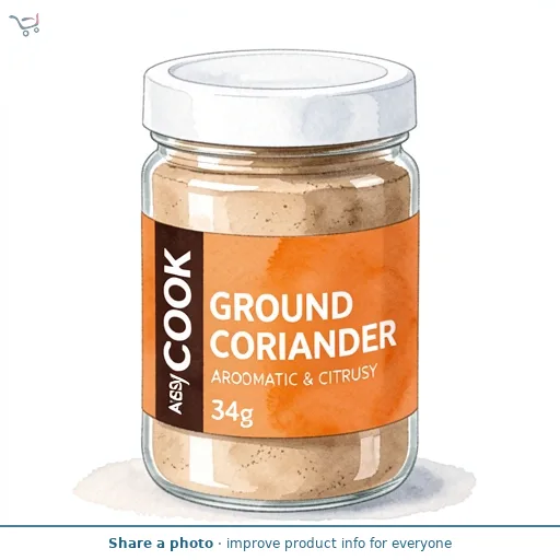 COOK by ASDA Cook Ground Coriander 34g