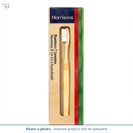 Morrisons Bamboo Eco-Friendly Medium Toothbrush