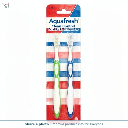 Aquafresh Clean Control Dual Pack Tootbrushes