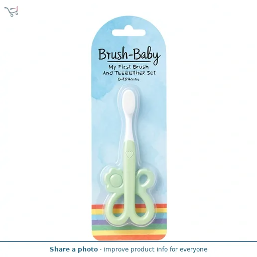 Brush-Baby My First Brush And Teether Set 0-18 Months