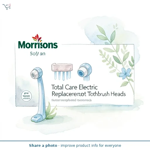 Morrisons Total Care Electric Replacement Toothbrush Heads