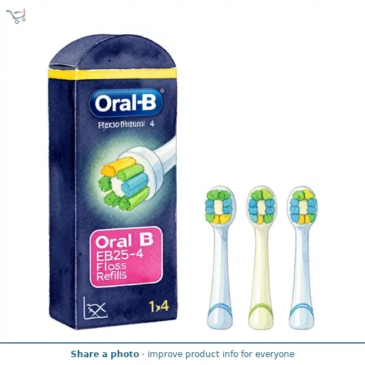 Oral B EB25-4 Floss Refills 4 