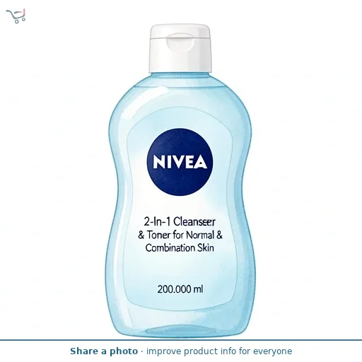NIVEA 2-In-1 Cleanser & Toner for Normal & Combination Skin
