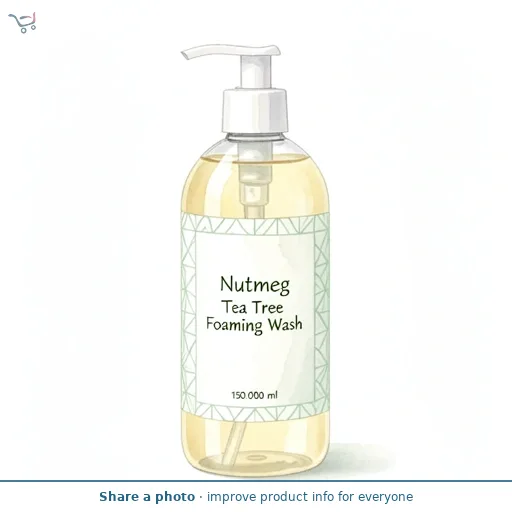 Nutmeg Tea Tree Foaming Wash