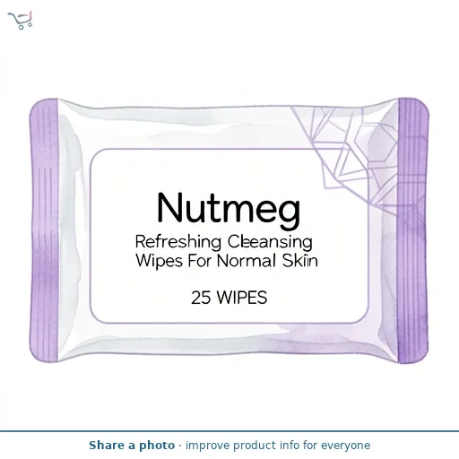 Nutmeg Refreshing Cleansing Wipes For Normal Skin