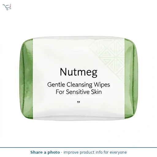 Nutmeg Gentle Cleansing Wipes For Sensitive Skin