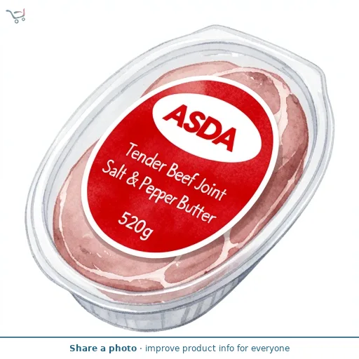 ASDA Tender Beef Joint with Salt & Pepper Butter 520g