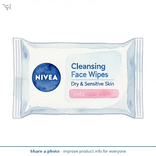 NIVEA Cleansing Face Wipes Dry & Sensitive Skin