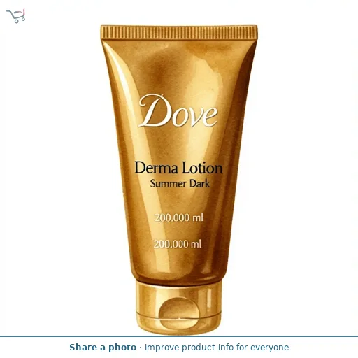 Dove Derma Lotion Summer Rev Dark 200ml