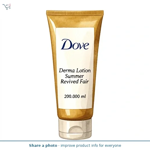 Dove Derma Lotion Summer Revived Fair 200ml