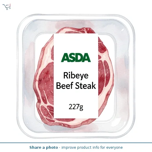 ASDA Northern Irish Beef Steak Ribeye 227g