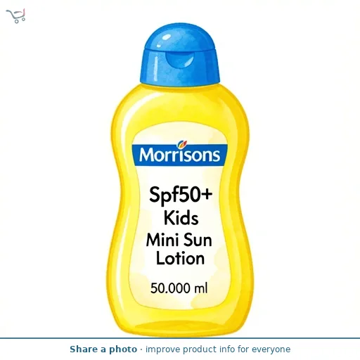 Morrisons Spf50+ Kids Mini Sun Lotion