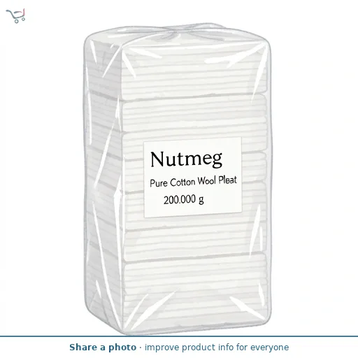 Nutmeg Pure Cotton Wool Pleat