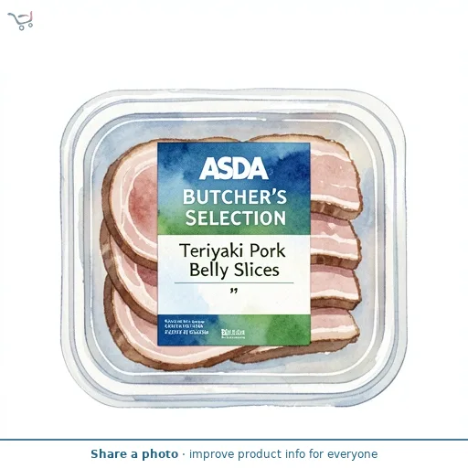 ASDA Butcher's Selection Teriyaki Pork Belly Slices