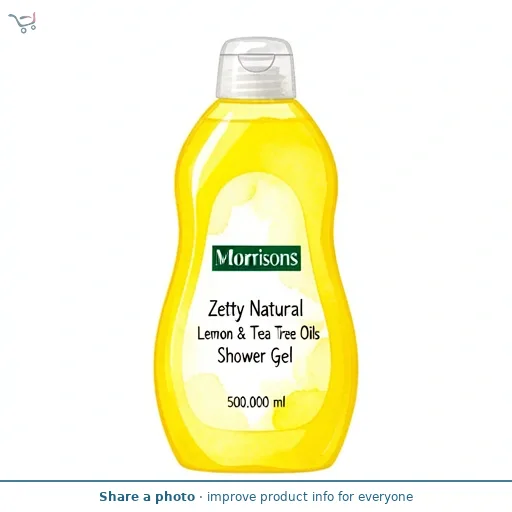 Morrisons Zesty Natural Lemon & Tea Tree Oils Shower Gel