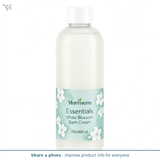 Morrisons Essentials White Blossom Bath Cream