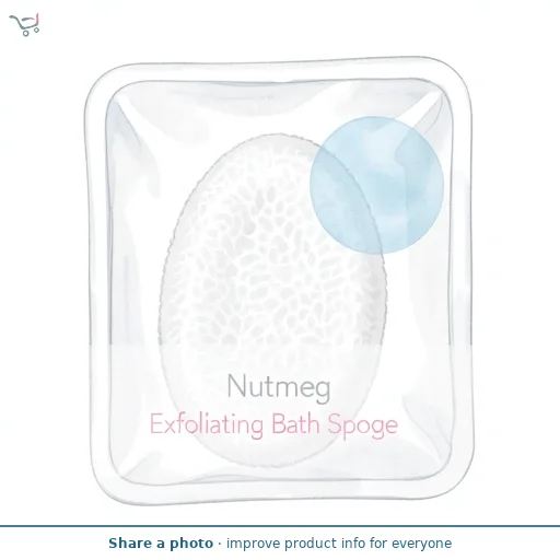 Nutmeg Exfoliating Bath Sponge