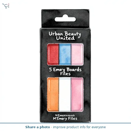 Urban Beauty United 5 Emery Boards M'Emery Files