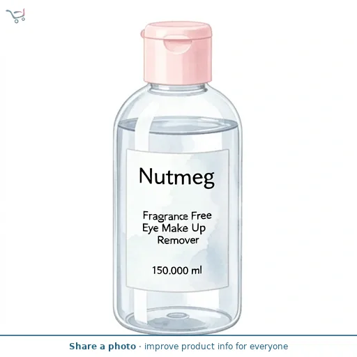 Nutmeg Fragrance Free Eye Make Up Remover